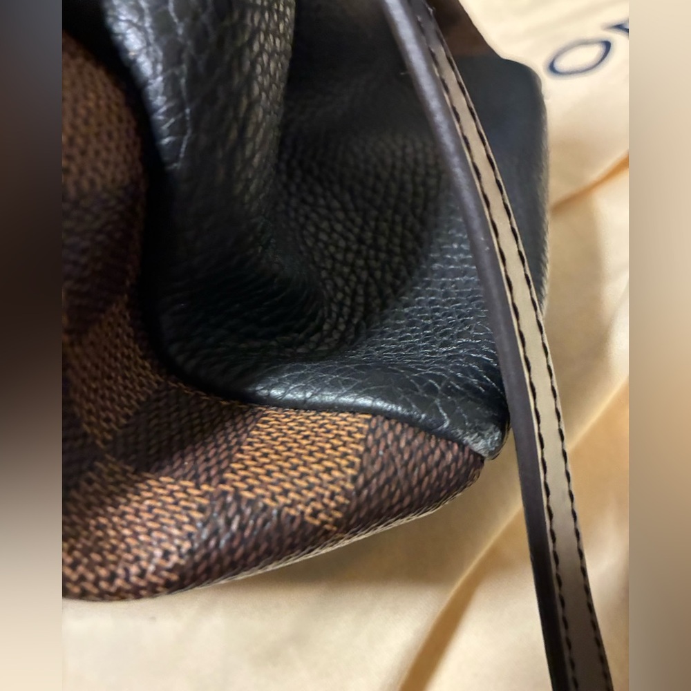 Louis Vuitton Damier Ebene Normandy hand bag with strap and dust bag - Picture 6 of 16